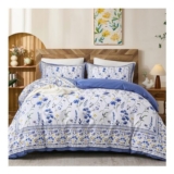 Floral Double Duvet Set with 2 Pillowcases,