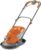 Flymo Hover Vac 250 Electric Hover Collect Lawn Mower – 1400W, 25cm Cutting Width, 15L Box, Ambidextrous Handles, Folds Flat, Orange & Grey