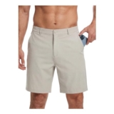 Flyplus Mens Golf Shorts 9, 5 Pockets, Tee Loops