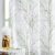 Fmfunctex Green Semi Sheer Curtains for Bedroom 54 Drop Grey Voile Curtains for Living Room Tree Branch Eyelet Curtain Linen Textured Light Filtering Window Curtain Drapes for Dining Room 2 Panels