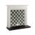 Focal Point Charlottesville White & Black MDF Timeless Fireplace Surround Set
