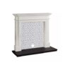 Focal Point Montana White & Black MDF Fireplace Surround Set