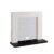 Focal Point Wichita White & Black MDF Fireplace Surround Set