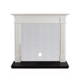 Focal Point Woodthorpe White & Black MDF Fireplace Surround Set