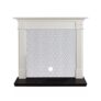 Focal Point Woodthorpe White & Black MDF Fireplace Surround Set