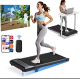 Foldable 6% Slope Under Desk Treadmill, 2.5 HP Quiet Walking Pad, Remote Control LED Display – Sold by SupeRun Fitness Sport Store