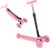 Foldable Scooter for Kids, 3 Wheel Kick Scooter with Light up Wheels, Adjustable Handle Height Light Up Scooter for Boys And Girls