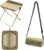 Folding Stool, Portable Camping Stool Foldable Lightweight Camping Stool Mini Outdoor Folding Lazy Chair Collapsible Stool for Camping Fishing Picnic Hiking home (Khaki)