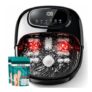 Foot Spa Massager with Heater, Red Light, Timer, Bubble