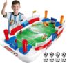 Football Gifts for Boys Mini Foosball Table Soccer Board Game for Kids Age 5 6 7 8-12, Indoor Sports Pinball Machine Toy for Christmas & Birthday Family Party Fun