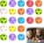 Football Party Bag Fillers – 40 Mini Spinner Balls for Kids Aged 4 to 8 mini football spinners, assorted colours, party bags, classroom rewards and prizes