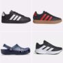Footwear Sale E.g Adidas Galaxy 7 Trainers (7-11) / VS Pace Trainers – £18 / Crocs Classic Clogs – £20 / adidas Barreda Trainers – £22