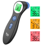 Forehead Thermometer for Adults Kids, No-Touch Infrared LCD Display Digital Baby Thermometers – Sold by RQ Globel / FBA