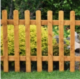 Forest Garden 211 x 6 (90 x 183cm) Pale Picket Fence Panel – With Code