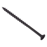 ForgeFix Drywall Screws Coarse Thread 3.5 x 25mm Black Phosphate Box 200