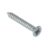 ForgeFix Self Tapping Screws Countersunk 1 x 6 Zinc Plated Box 200