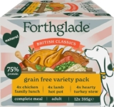 Forthglade British Classics Wet Dog Food Variety Pack (12 x 395g Trays)