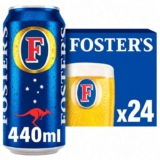 Fosters Lager Beer 24 x 440ml Cans (Clubcard Price)