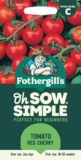 Fothergills Oh Sow Simple, Tomato Red Cherry Vegetable Seeds, Sow: JanApr