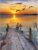 Fountor Sunset Diamond Art Kits Adults Beginner, Lake Diamond Painting Kits for Adults, Landscape 5D DIY Gem Art Kit for Home Wall Decor 30×40 cm