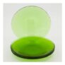 Four Pack Lime Green Glass Side Plates 21x21cm