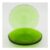 Four Pack Lime Green Glass Side Plates 21x21cm