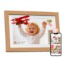 Frameo WiFi Digital Photo Frame 10.1 Inch Natural Wood