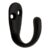 Franklin Brass B12093K-FB-C Single Prong Wall Hooks Matte Black (10-Pack)