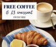 Free Coffee at Cote Brasserie via app (one per customer)