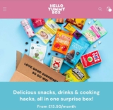 Free HelloYummyBox, just pay for postage