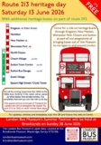 Free Heritage Bus Ride on routes 213 and 293 in London on Sat, June 13