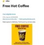 Free McDonalds Hot Coffee via McDonalds App Only (Participating stores only / fees apply)