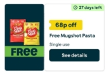 Free Mugshot Pasta, 60g via ASDA Rewards (Selected Accounts)