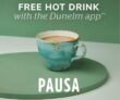 Free Regular Hot Drink for Every App User at Pausa