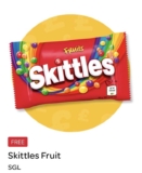 Free Skittles – Via The Spar App