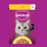 Free pouch of WHISKAS Chicken in Jelly, for cats 12 months old to 1 years old WHISKAS 1 Chicken in Jelly, for cats 1 years old