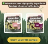 Free sample of ADVENTUROS Training Treats Lamb or Salmon 40g