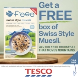 Freee Gluten Free Swiss Style Muesli 450g – 100% Cashback via Hashting Receipt Upload