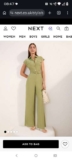 Friends Like These Green Belted Tailored Wide Leg Jumpsuit