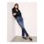 Friends like These Dark Blue Ankle Stovepipe Straight Leg Jeans