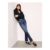 Friends like These Rinse Blue Ankle Stovepipe Straight Leg Jeans