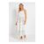 Frill Detail Floral Tiered Printed Poplin Maxi Dress