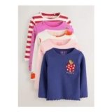 Fruit Long Sleeve Rib Tops 5 Pack