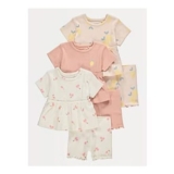 Fruit Peplum Top and Shorts Outfit 3 Pack
