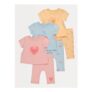 Fruit T-Shirts and Leggings Outfit 3 Pack
