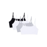 Fruit of the Loom Spaghetti Strap Cotton Sports Bra 4-Pack
