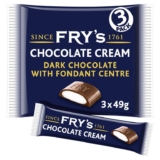 Frys Chocolate Cream/Peppermint Cream Chocolate Bar 3 Pack Multipack 147g (3 x 49g)