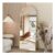 Full Length Mirror, 162x53cm Arch Floor Mirror with Stand,