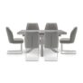 Fumo 140cm Extending Dining Table 6 Chairs