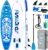 FunWater TIKI Inflatable Stand Up Paddle Board SUP for All Skill Levels Everything Included with Stand Up Paddle Board, Paddle, Pump, ISUP Travel Backpack, Leash, Fins